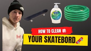 How to clean skateboard grip tape [upl. by Htiaf]