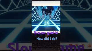 Slope game fun fyp neon [upl. by Anuahsed]