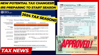 2024 IRS TAX REFUND UPDATE  UPDATED TAX CHANGES Refund Delays Amended Returns ID Verification [upl. by Naoma]