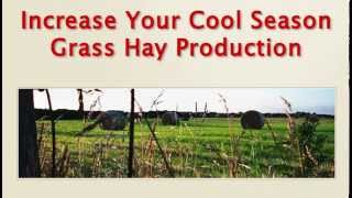 Increase Hay Production  Weed Control Without Herbicides [upl. by Ailssa]