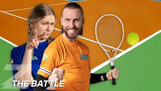 SMASHEN OP DE TENNISBAAN🎾  The Battle  Tennis  Zappsport [upl. by Adekram]