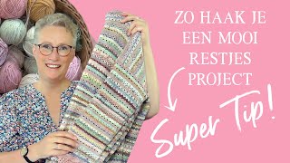 Haken met restjes en een SUPER TIP voor een mooi resultaat keepitsimplehaken [upl. by O'Mahony154]