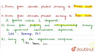 CATEGORISATION OF DOMESTIC INCOME [upl. by Goldman739]