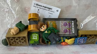 Woolworths Bricks LEGO Built Your Own Supermarket Part ASMR unboxing [upl. by Oratnek]