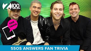 5SOS Answers Z100 Fan Interview [upl. by Peterman507]