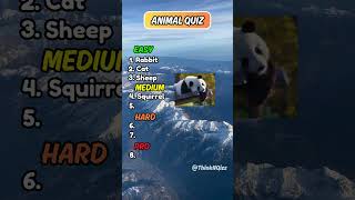 Can You Name These Animals quiz trivia shorts [upl. by Wallas]