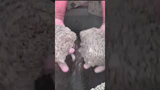 grainy concrete smashing in water satisfying grittycement [upl. by Odraner]