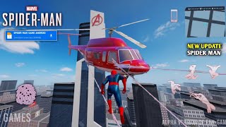 Added Helicopter Hanging  Marvel Spider Man FanGame  New Update  Spider Man Fanmade Game [upl. by Wulfe700]