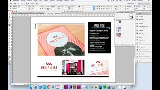 Créer un portfolio avec InDesign [upl. by Ahsya]