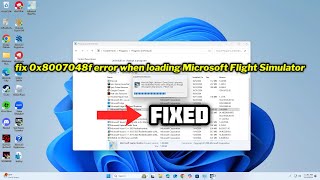 FIXED 0x8007048f error when loading Microsoft Flight Simulator [upl. by Yornoc]