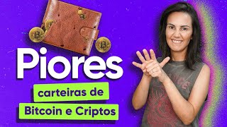 3 carteiras de bitcoin e criptos que a gente NÃO indica Você está usando uma delas 👀 [upl. by Francesco]