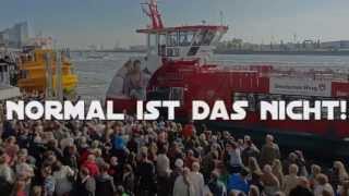 Andrang auf die HADAG Fähre 62 Hamburg [upl. by Orag]