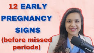 21 Early Pregnancy Symptoms Before Missed Period [upl. by Kcoj]