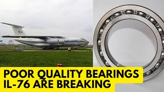 Il 76s fail in Russia due to poor quality bearings [upl. by Sehguh722]