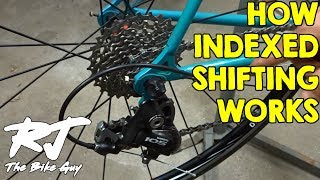 How Indexed Shifting Works On A Bike [upl. by Russi]