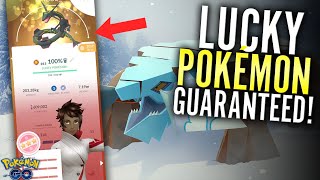 GUARANTEED LUCKY TRADES in Pokémon GO No Lucky Friends Required [upl. by Eneroc]