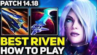 RANK 1 BEST RIVEN  LEARN HOW TO PLAY RIVEN LIKE A PRO  PATCH 1417 League of Legends [upl. by Sams]