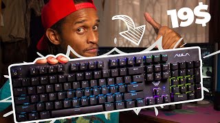 Aula S2022 Keyboard Review The Cheapest Mechanical Keyboard BUDGET GAMING [upl. by Jarvey]