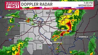 WATCH LIVE Storms continue to move through St Louis area [upl. by Aisha]