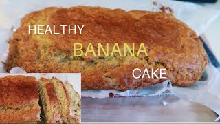 HOW TO MAKE A HEALTHY MOIST BANANA CAKE [upl. by Aicile814]