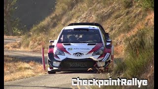 TEST OTT TANAK TOYOTA YARIS WRC MONTE CARLO 2019  CHECKPOINTRALLYE [upl. by Aicnetroh]