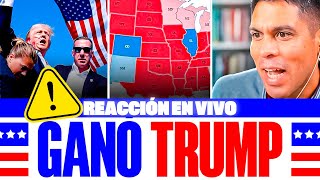 MI REACCIÓN EN VIVO A LA VICTORIA DE TRUMP [upl. by Yancy]