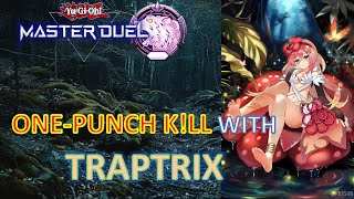 TRAPTRIX DECK 2024  ARMORED XYZ RANKED PLAYS SEASON 34 ONEPUNCH KLL WITH TRAPTRIX [upl. by Tymes679]