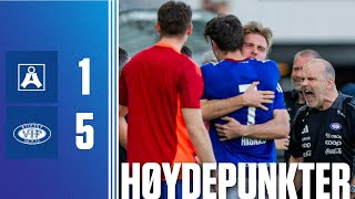 HØYDEPUNKTER Åsane 15 Vålerenga [upl. by Leirua]