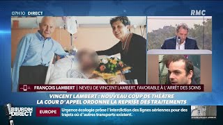 Affaire Vincent Lambert dialogue impossible entre lavocat des parents et le neveu du tétraplégique [upl. by Uzziel]