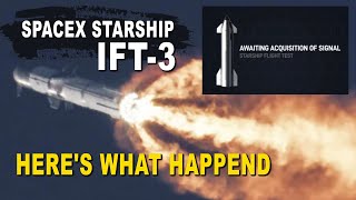 SpaceX Starship IFT 3 Here’s What Happened [upl. by Aicena]