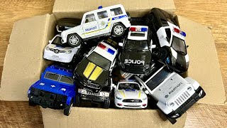 Box Full of Diecast Scale mOdel Cars Sport car Police Car Coupe SUV Firetruck Super car 300 [upl. by Analahs148]