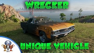 Watch Dogs 2 Unique Vehicle Location  Wrecker  How to Find The Wrecker Rare Car [upl. by Meehsar]