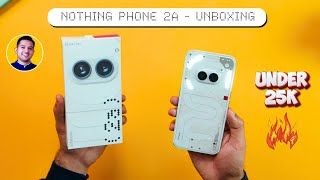 Nothing Phone 2a  First Sale Unit⚡️Unboxing amp First Impressions  🔥 [upl. by Euhc]