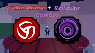 Bankai Akuma and Rengoku Combos and 1v1  Shindo Life [upl. by Gabey]