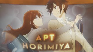 APT 💕  Horimiya EditAmv 4k [upl. by Nylirehs841]