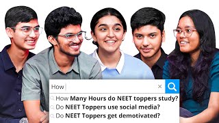 NEET Toppers Answer MOST SEARCHED Questions about NEET ft Jahnavi Akanksha Dhruv Mrinal Haziq [upl. by Gilliam]