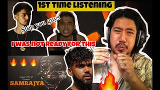 Non HipHop Listening Nawaz Ansari SAMRAJYA ft Yabi X Paschimey 🔥for 1st Time  React [upl. by Ahseka]