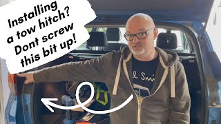 Installing Tow Hitch amp Wiring Harness on 2016 Tucson [upl. by Sigismondo179]