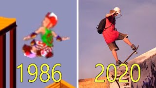 Evolution of Skateboard Games 19862020 [upl. by Arehahs]