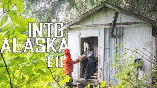 Finding a Remote Cabin amp Portaging into a Glacier  10Days Family Camping in Alaskan amp BC Wild E11 [upl. by Atinnek]