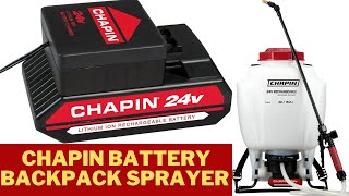 CHAPIN Battery Backpack Sprayer  battery powered sprayer  farming equipment  agricultural tools [upl. by Tshombe175]