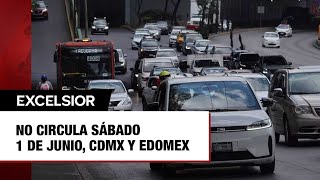 ¿Hay contingencia ambiental Así aplica el Hoy No Circula del sábado 1 de junio en CDMX y Edomex [upl. by Defant]