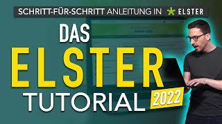 Steuererklärung selber machen  DAS Elster Tutorial 2022  Steuererklärung 2021 Elster ausfüllen [upl. by Gustave]