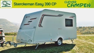 Sterckeman Easy 390 CP Was kann der DiscounterCaravan  Die TestCamper  Clever Campen [upl. by Allicirp]