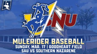 Baseball Southern Arkansas vs Southern Nazarene 31724 [upl. by Knick764]