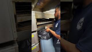 Oven cleaning youtubeshorts subscribe powerwashing cleaning oven fyp [upl. by Novart]