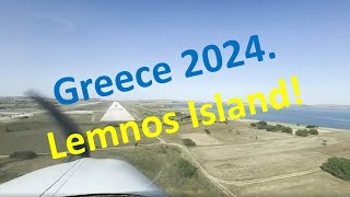 Greece 2024 Flying to the island of Lemnos from Ioannina on a Beechcraft Bonanza F33A Come along [upl. by Alleuqcaj813]