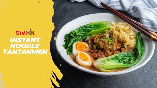 Instant Noodle Tantanmen SIMPOL [upl. by Ytirahc659]