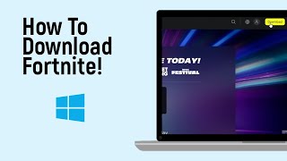 How to Download Fortnite in Windows LATEST VERSION [upl. by Idleman]