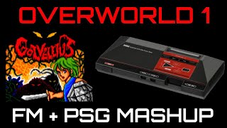 Golvellius Overworld 1 Master System FM  PSG Mashup [upl. by Gracye863]